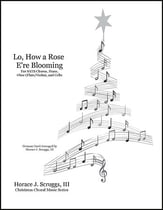 Lo, How a Rose E'er Blooming SATB choral sheet music cover